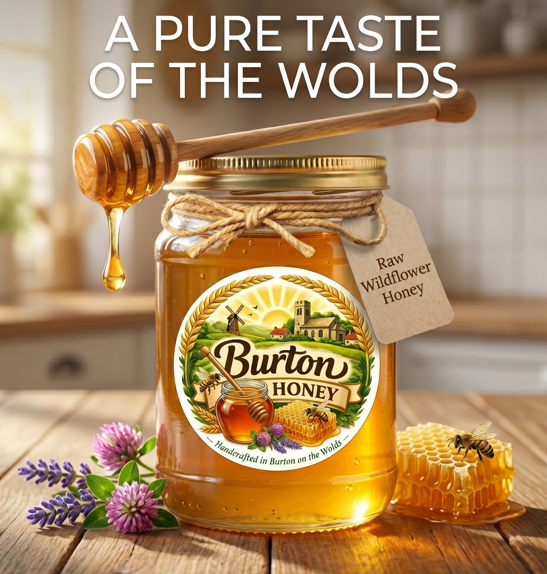 Raw Wildflower Honey (340g)