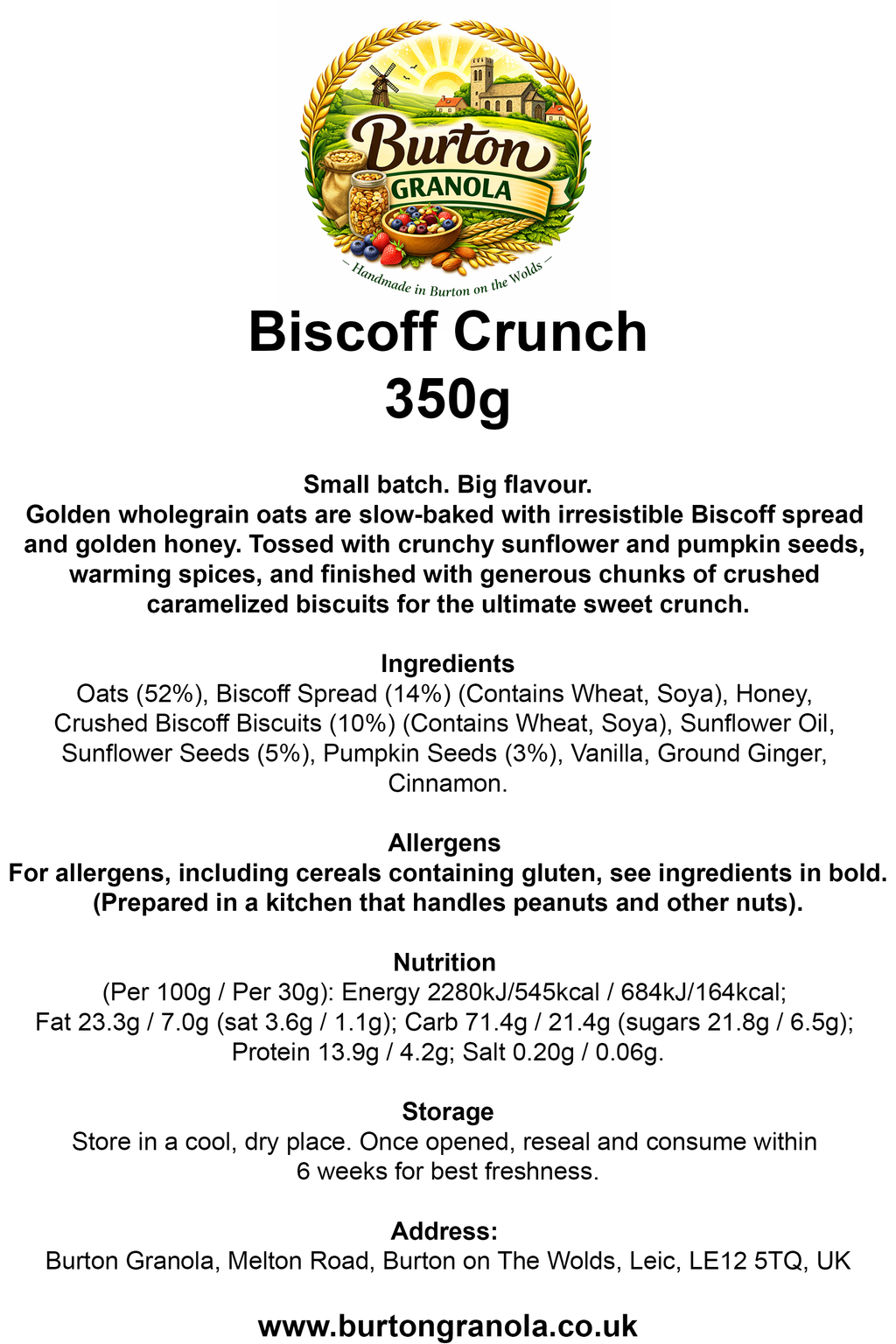 Biscoff Crunch - 350g