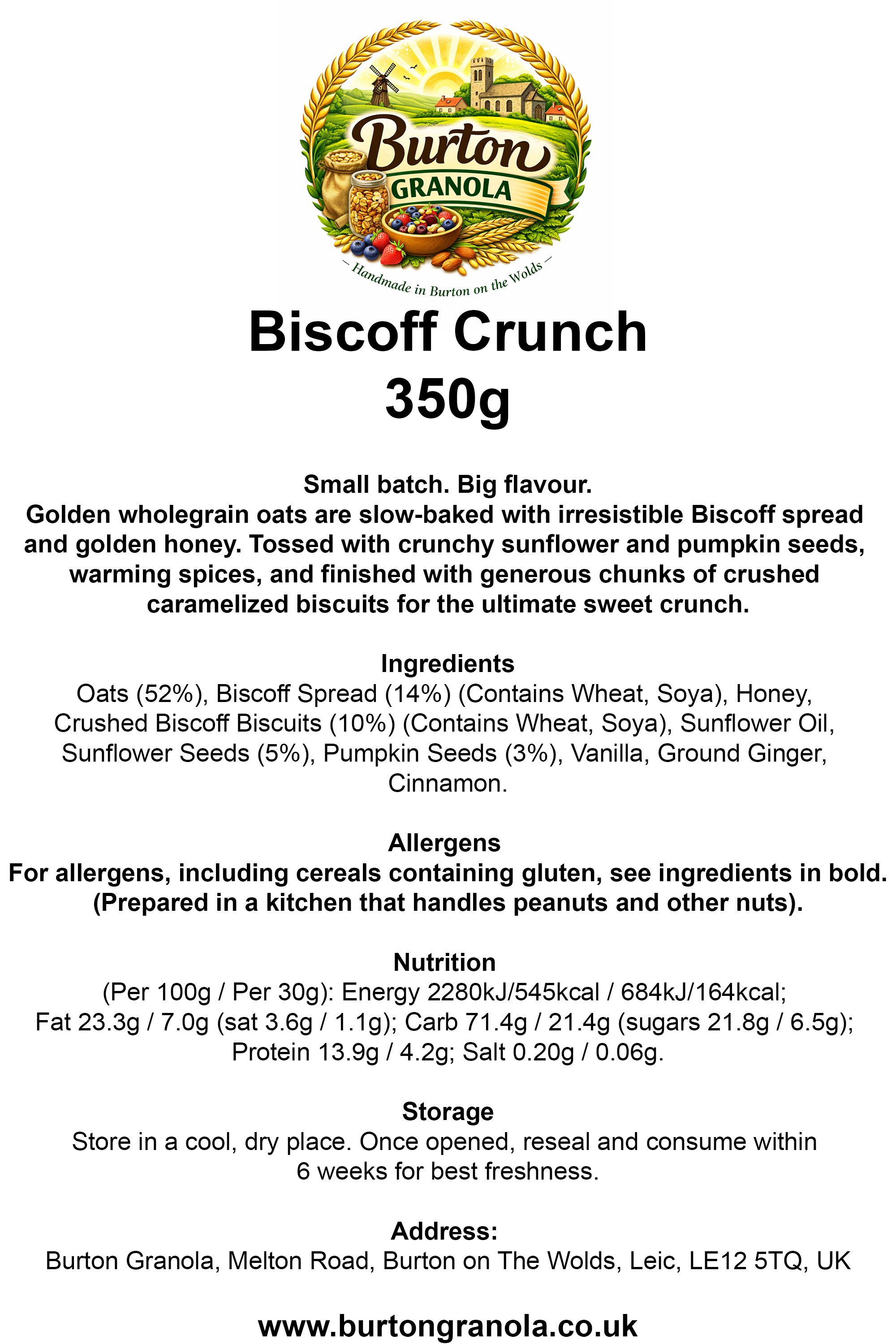Biscoff Crunch - 350g