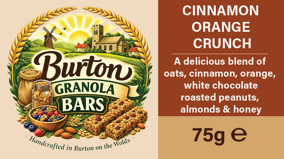 Cinnamon Orange Crunch - Granola Bar 75g