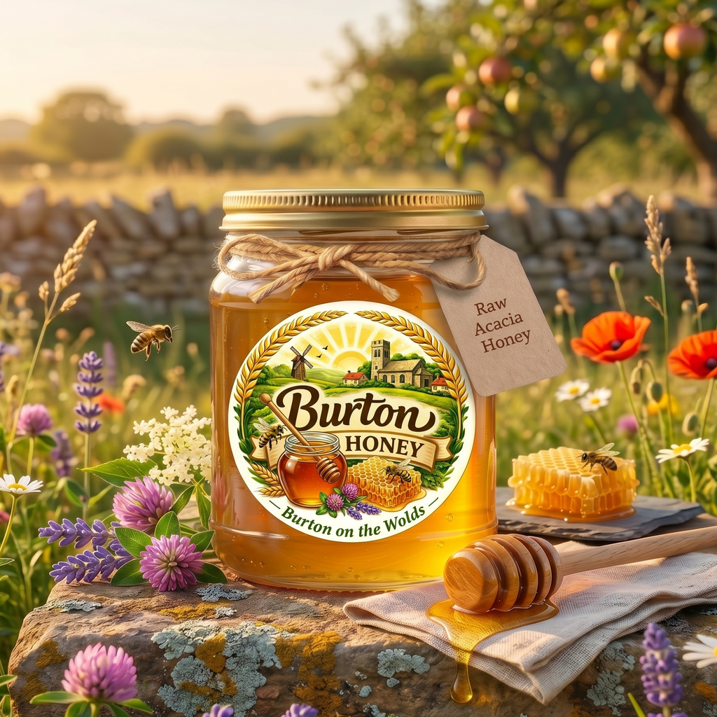Premium Raw Acacia Honey (340g) | The Clear Gold