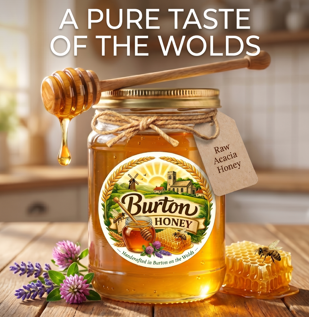 Premium Raw Acacia Honey (340g) | The Clear Gold