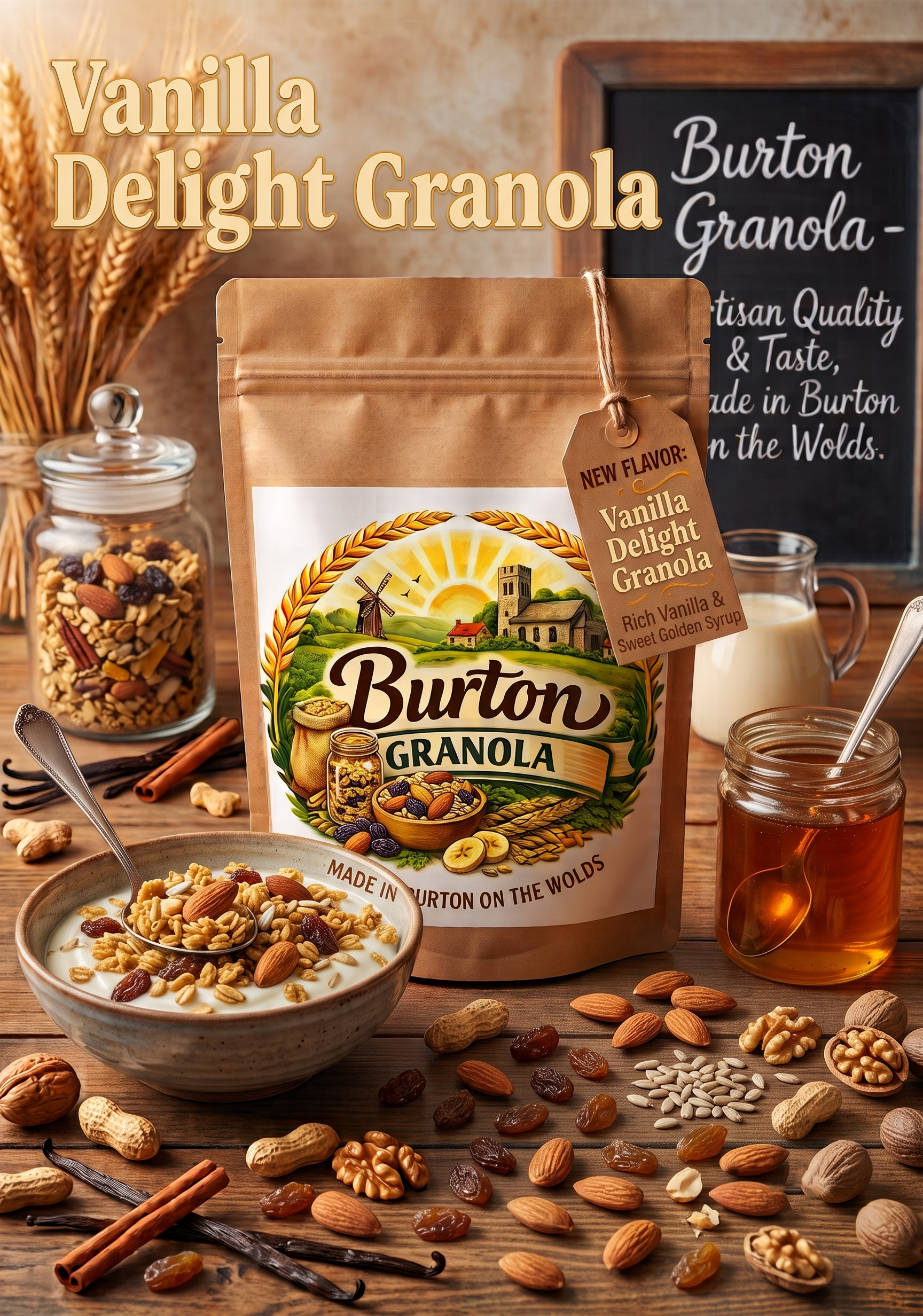 VEGAN - Vanilla Delight Crunch 350g